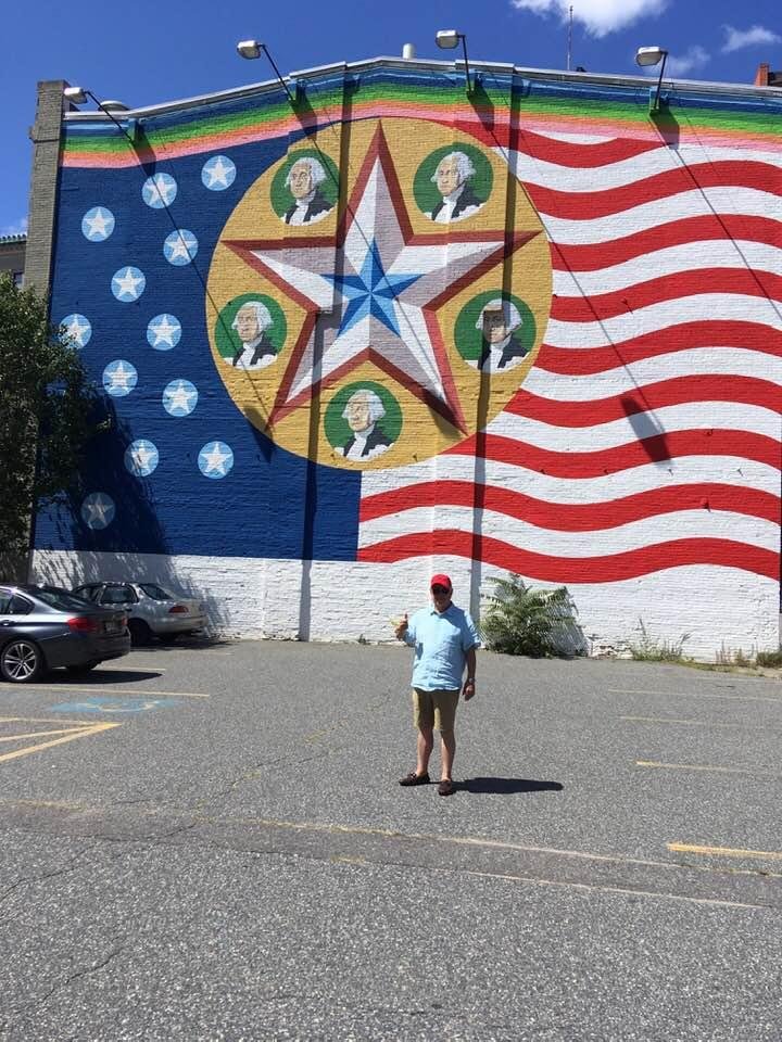 Sante Graziani Mural in Worcester Ma Cir 1976