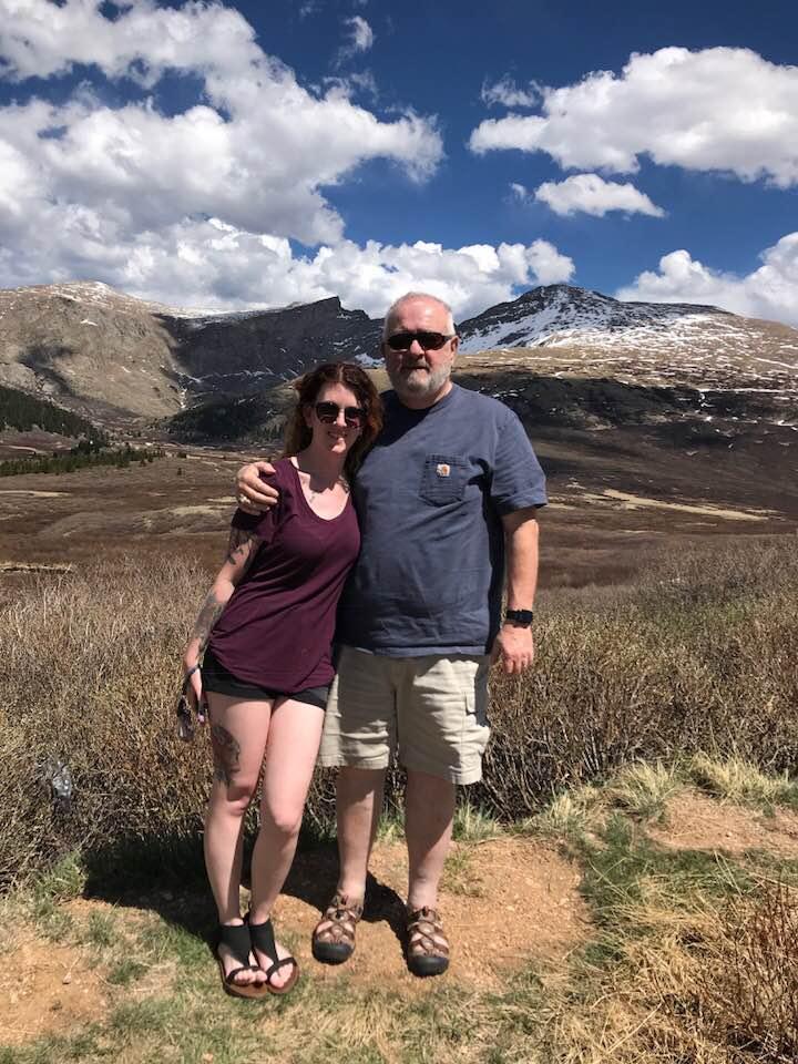 Me and my daughter Emily at 12,000 feet Guenella Pass, CO