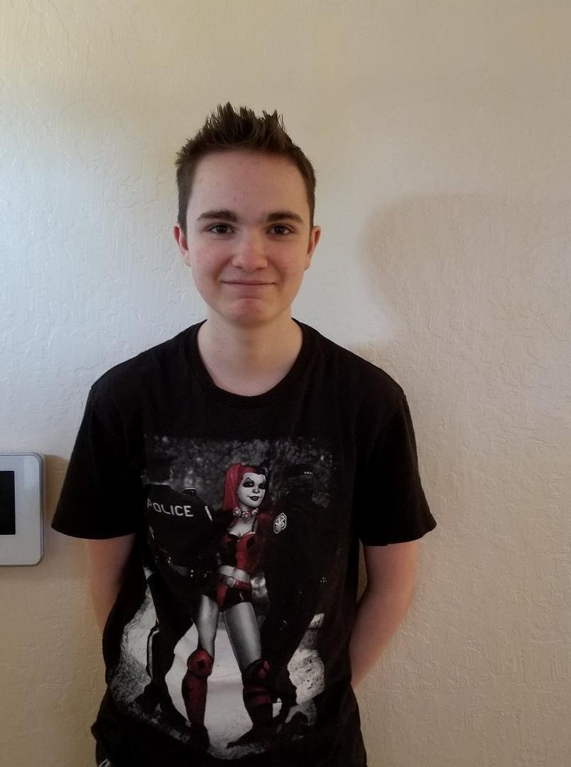 YES.....He got a haircut. He was tired of it. Only took 4 months of growing it out.