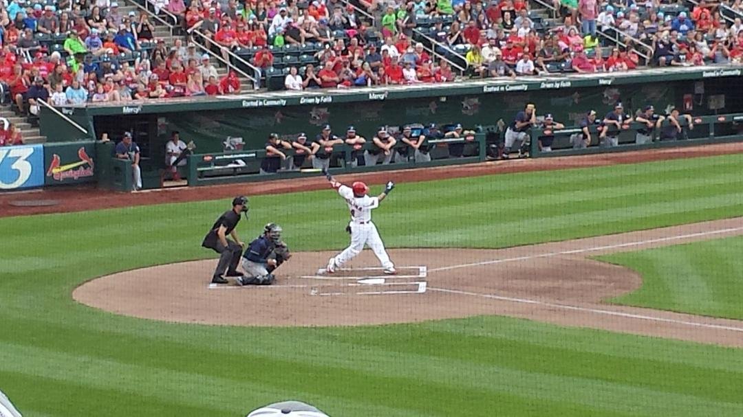 Yadi at the ball park.