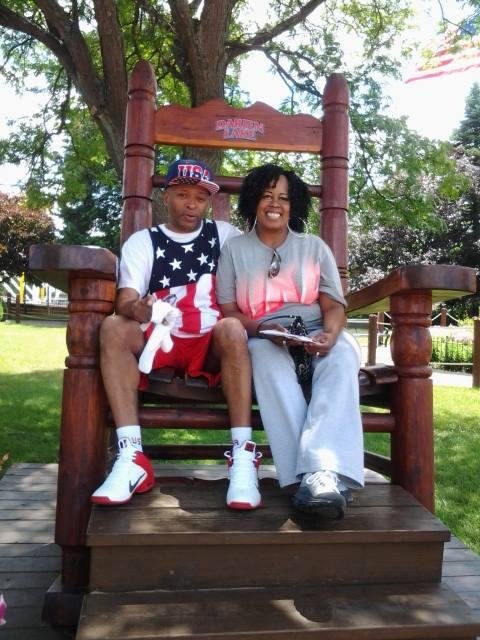 having fun with my baby at the amusement park in syracuse on the fourth