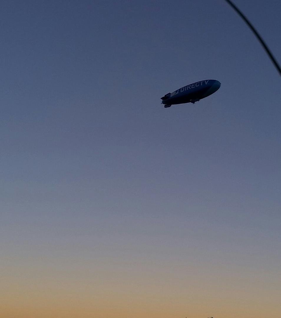 Is that you in the Direct blimp flying overhead, Mark Bilbrey? Of course,no camera today, just the phone.