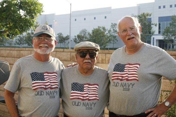 My friend Vernon, father-in-law Juan Velez, and me.