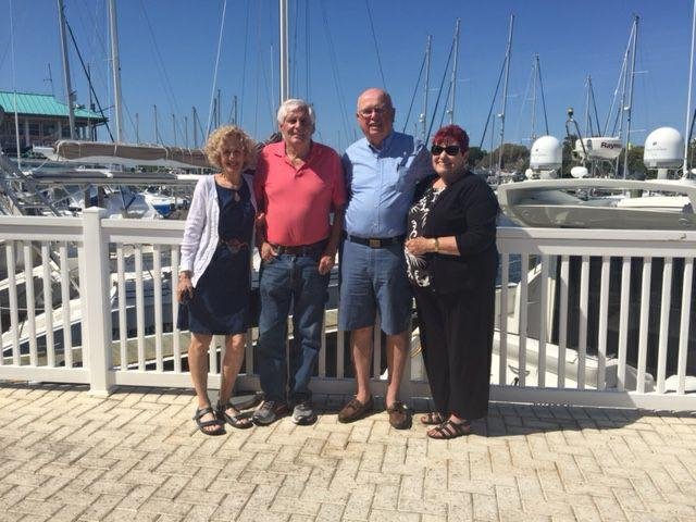 After brunch in Palmetto FL with Eagle Avenue - West Hempstead HS friends Carole Homer and Bob O'Brien. Post already appears on Carol's Facebook page.