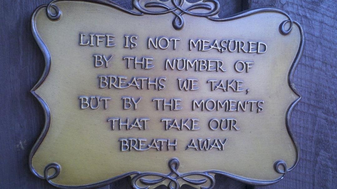 Saw this plaque outside the gold mine we toured. Thought I would share.