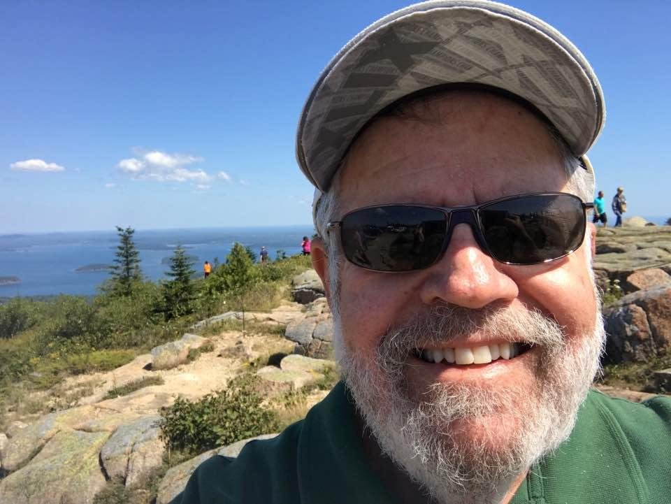 Enjoying the great weather in Arcadia National Park