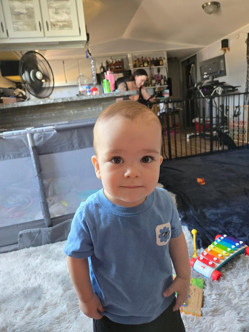 My Lil man he is almost years old already !! 8 more days
