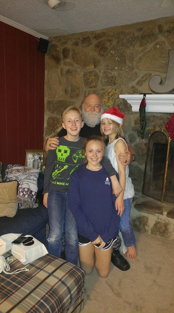 Christmas Eve with the grandkids!