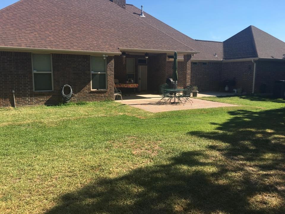 Other than being super hot and dry, I'm finished with the patio. Any other projects will need to wait till fall.