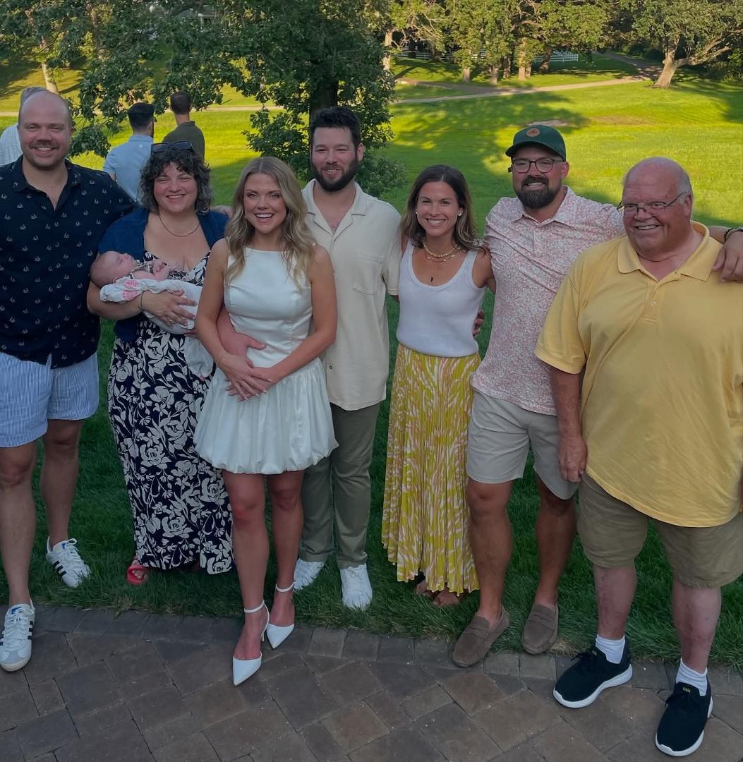 The Mann family at Emily and John's wedding shower Thanks to Jane Eva Berger Applequist and Cindy Trousdale for putting this party on