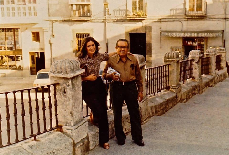 With Abuelo in Burgos
