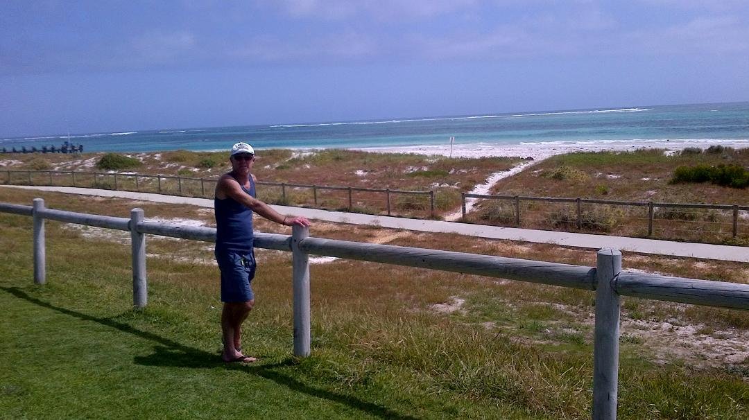 Wayne dreaming of his surfing days.