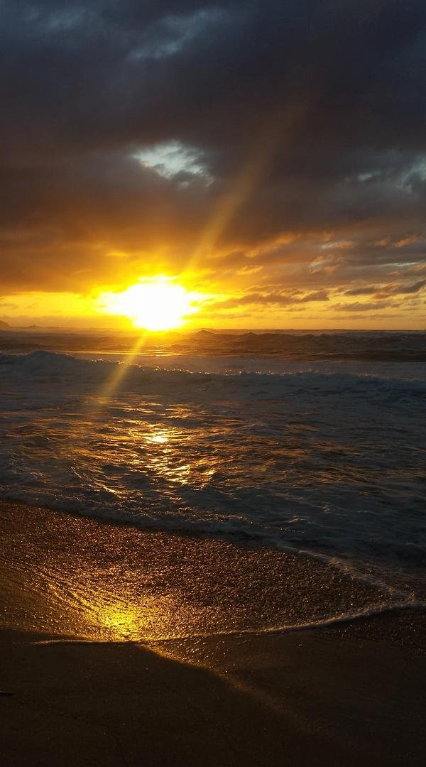 Sunset at Sunset Beach--North Shore.