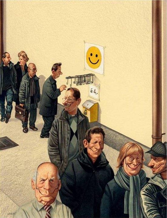 Monday-Monday -- Time for another happy-face.