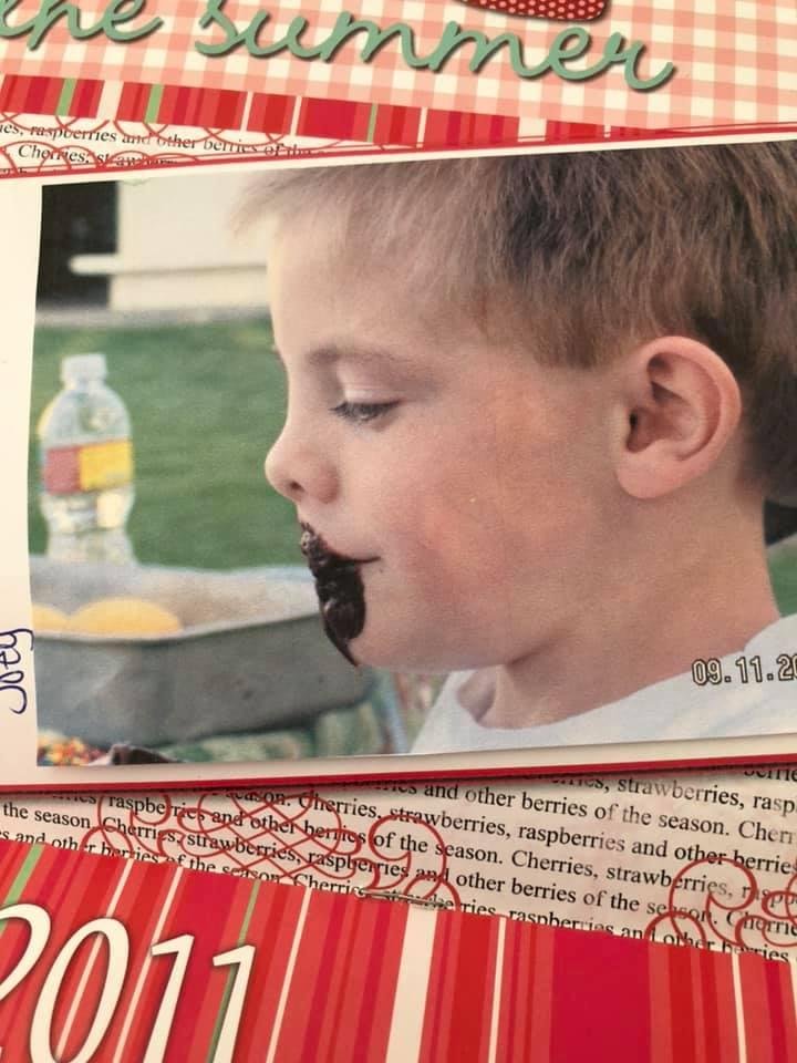 Yes, it is chocolate frosting!