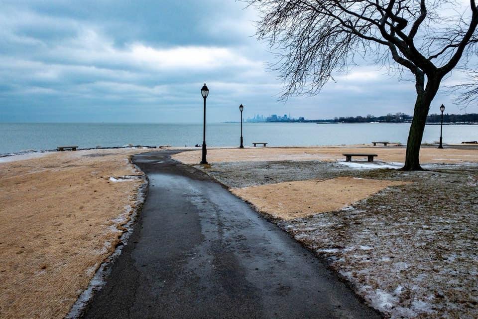Walking outside has become more important this year. This photo was taken on the Northwestern campus on December 30, 2020.