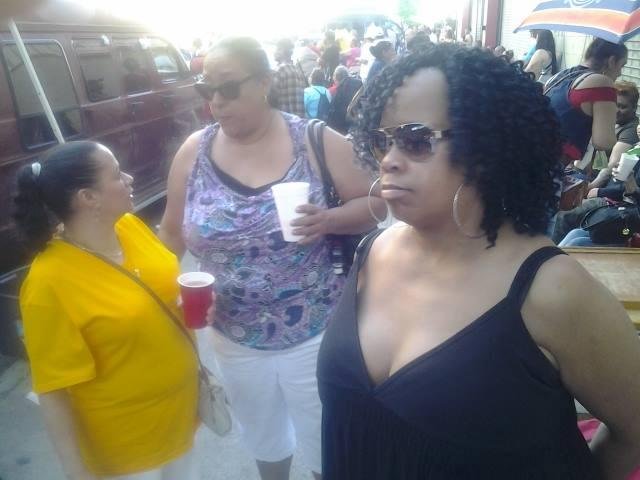 having fun at the festival on 138th street yesterday with wifey and friends good times