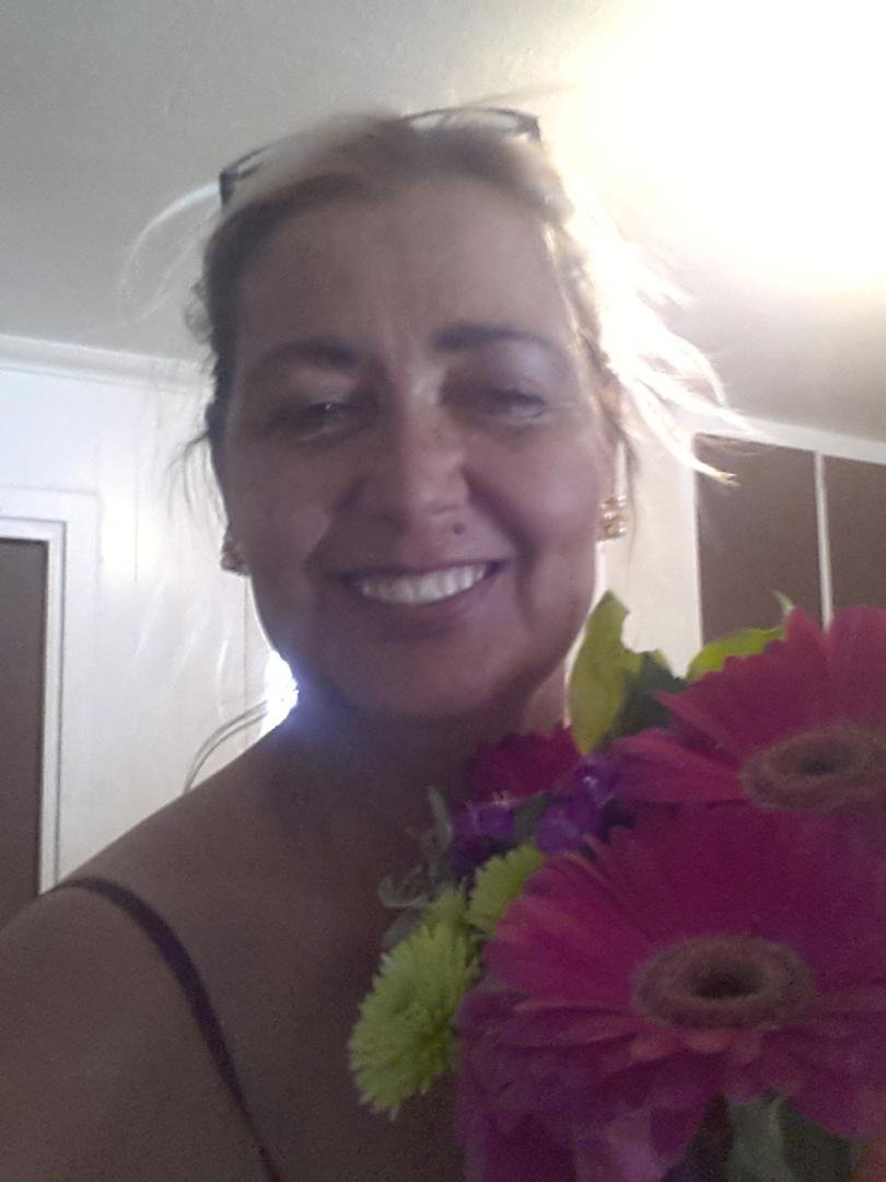 My beautiful daughter gave me these flowers for my birthday.thank you.love bug.mama