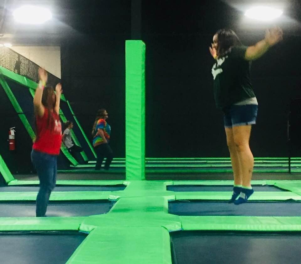 Celebrating Kenadie’s 7th Birthday at Air U in Longview, TX
Both Sarah and Kenadie will sleep well tonight...