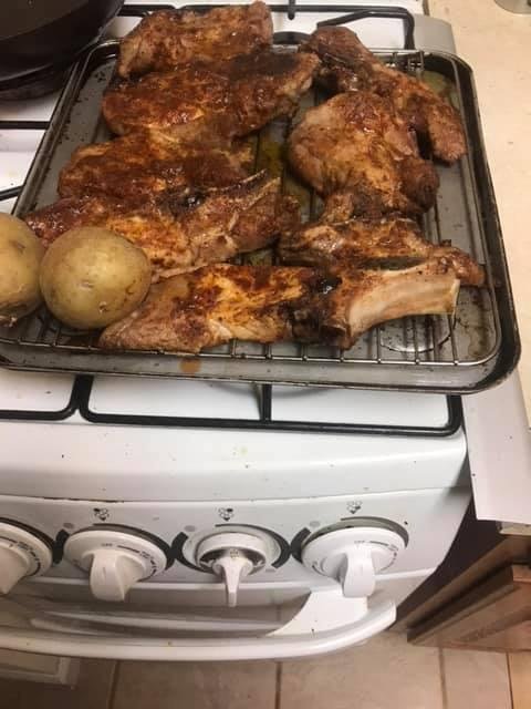 Time to turn the ribs