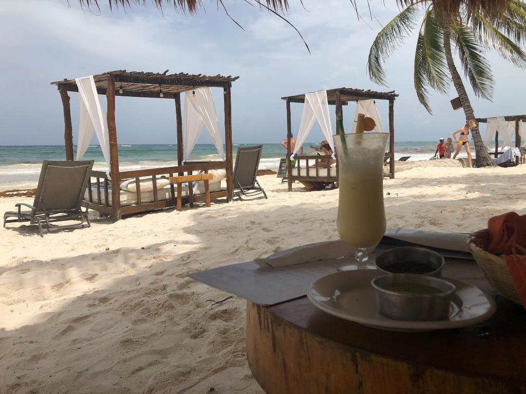 HipHotel in Tulum, MX. Good food, drinks & service on a pretty beach.