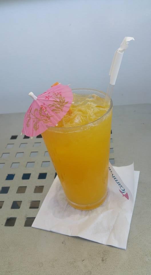 Terry Martin Senior this one's fer u. A girly umbrella drink. Hurricane