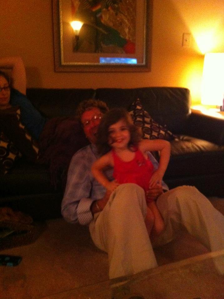 Having fun watching H strike poses