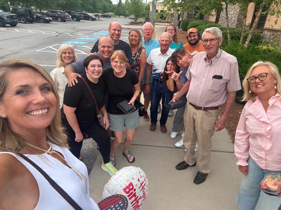Birthday celebration for our unofficially adopted daughter Vicki❤️❤️ she’s all dressed