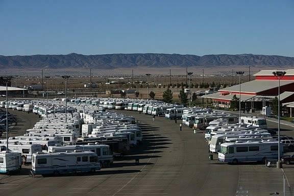 Rexhall International RV Club rally at Lancaster,  CA near Rexhall Factory where they were all built.