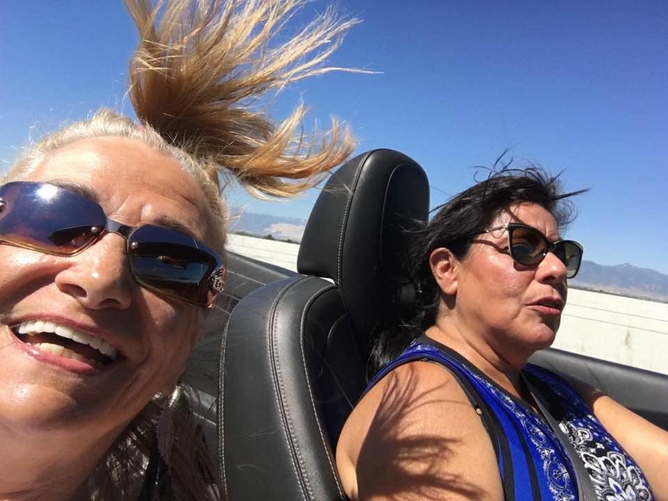 Debi having a really good time