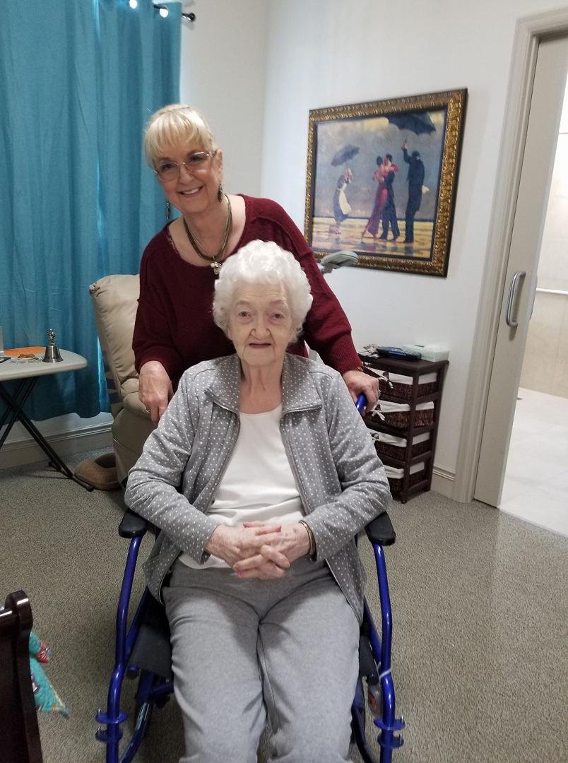 Gail Ann Buckner Luna and Mother