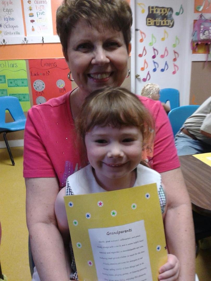 Grandparent Day at Big Girl School .