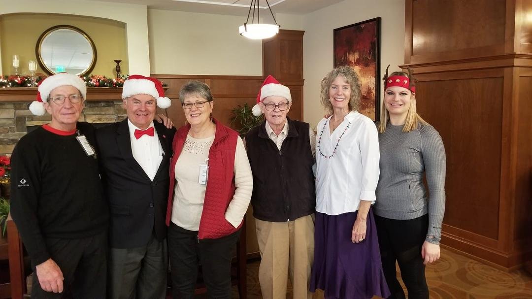 The gathering of the clan. John, Boyd, Kay, Mel, Jan and Hillary
