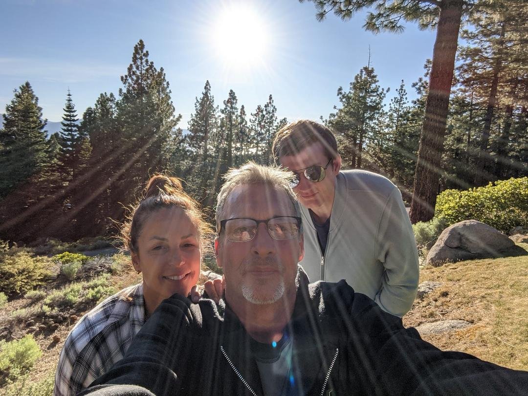 I don't know how this picture turned out this way but I think it is awesome Lake Tahoe