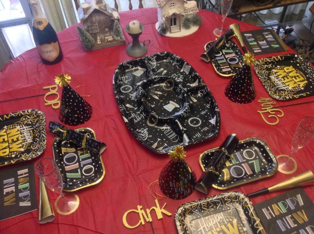 Getting ready for New Year's Eve!