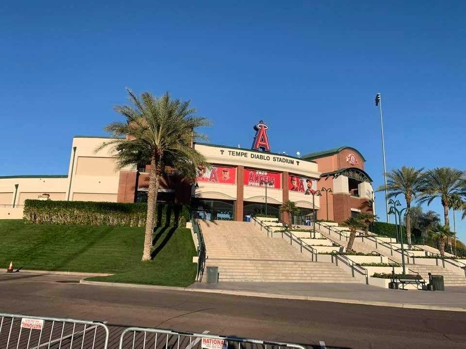 No games, but still at the Angels home.