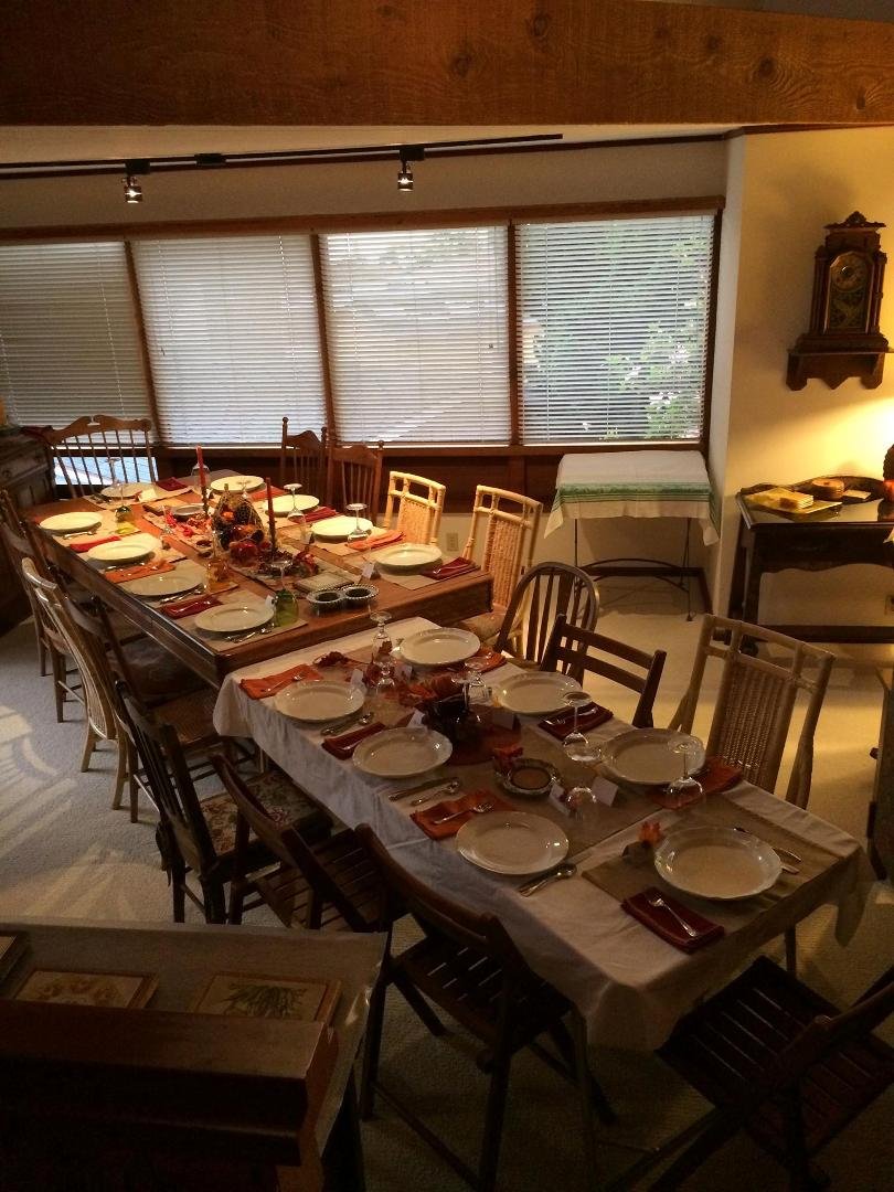 The table “before”