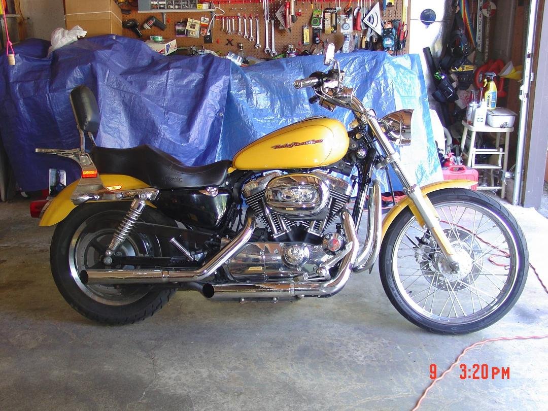 Couldn't help myself. Got a good deal and couldn't pass it up. Still have my first bike (66 Honda 305 Scrambler), but needed a Harley fix for a couple of years.