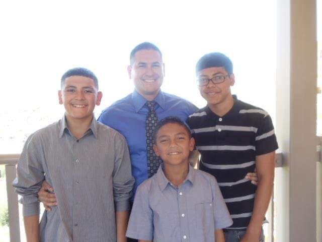 My son and grandson's. Pretty good looking boys.