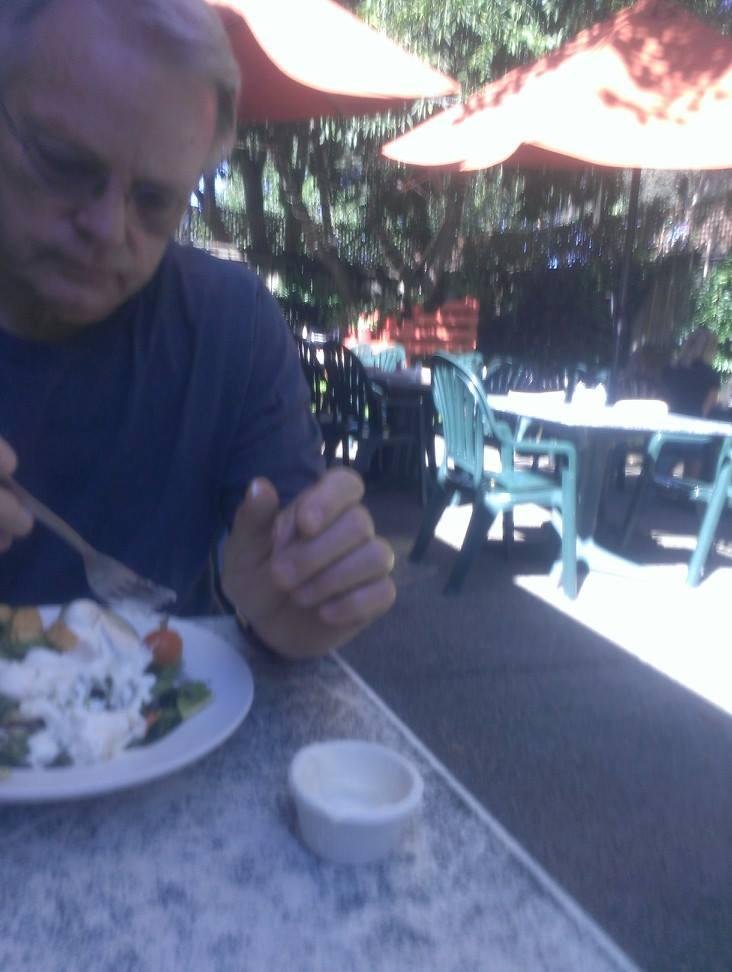Bike ride at the Sacramento River, then a salmon lunch with hubby...sooo good!