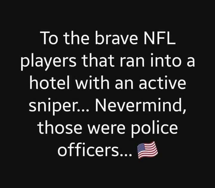 No they were at another event hiding instead of just kneeling and God was there with those who are unappreciated!!