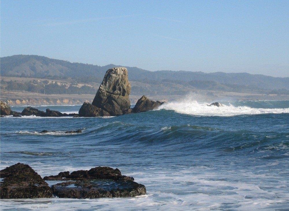 California coast south of Half Moon Bay
