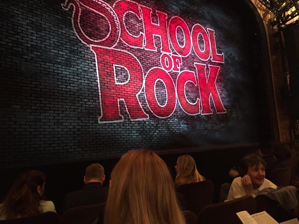 Thank you for all the Birthday Wishes! Rocking on at School of Rock the Musical. Thank you Judy and Jillian for the night in NYC!