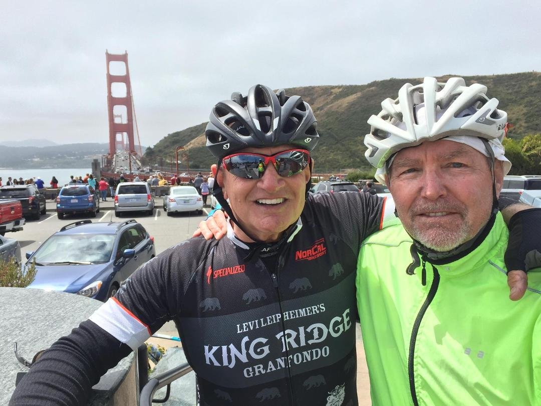Rode with Tom Nelson and his 6 over 60 guys. They left Vancouver BC 3 weeks ago headed to Irvine. Great Fun!