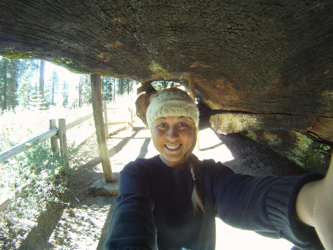 Not sure if Bethany knew she was taking this pic. Very cute Bethany. Hume lake 2011