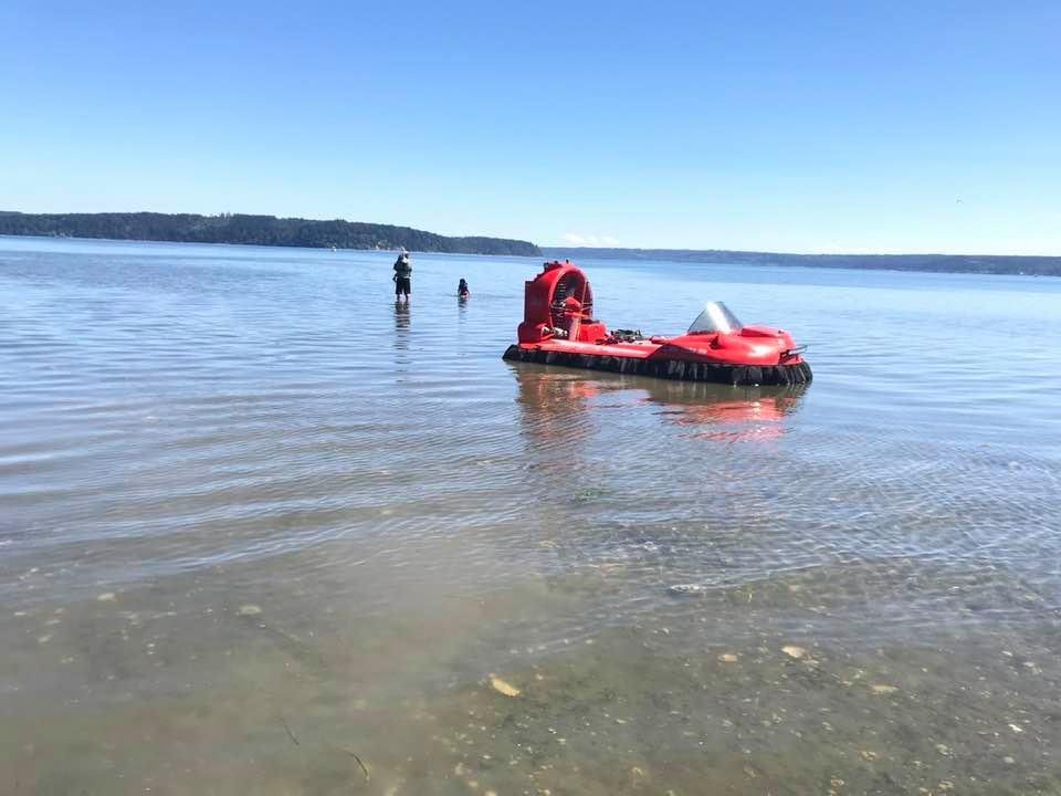 At hood canal getting clams and oysters
