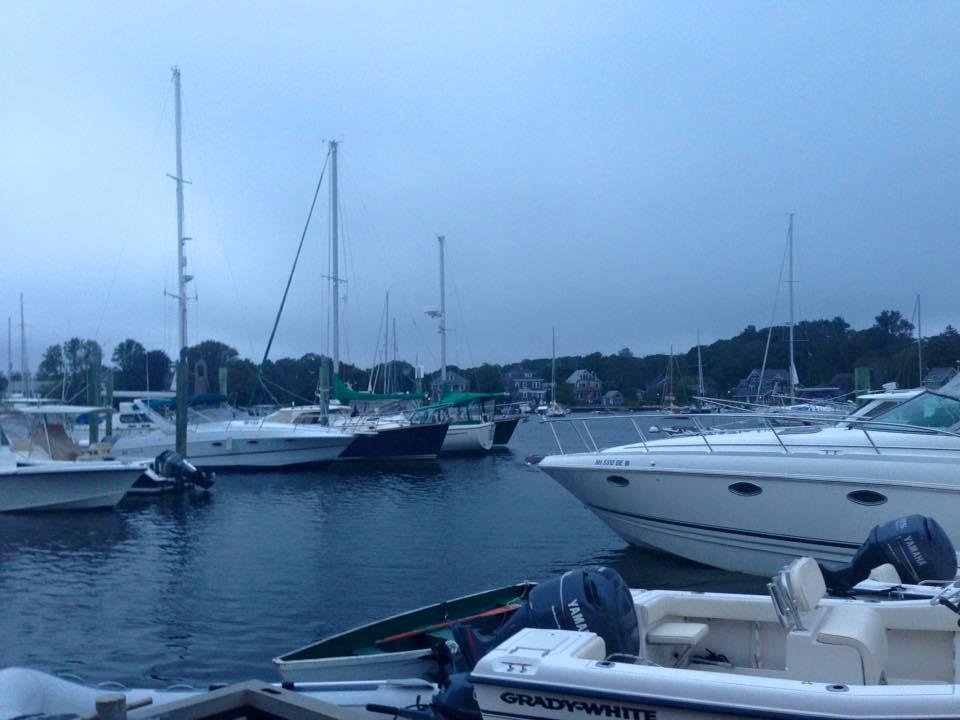 Fabulous dinner w/Allison at Shuckers in Woods Hole tonight.