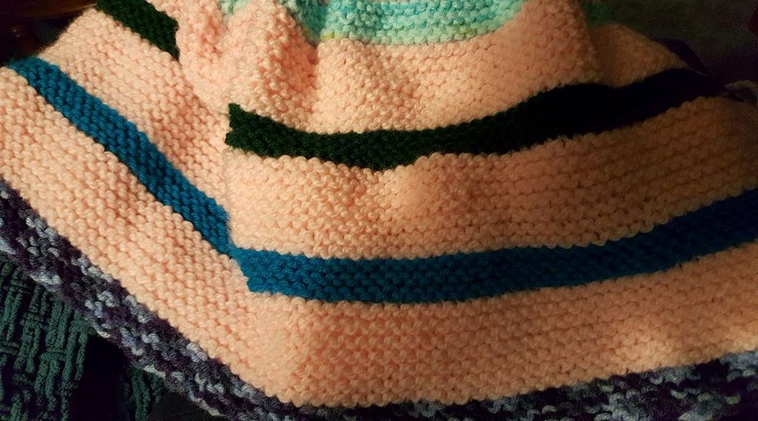 Those who like pink might like this evolving blanket..