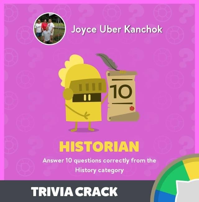 Joyce Kanchok's album, Trivia Crack Photos