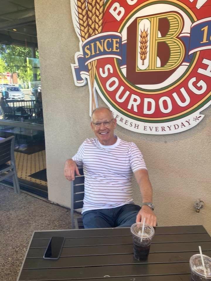 Wonderful lunch with my cousin Dan Anderson today!